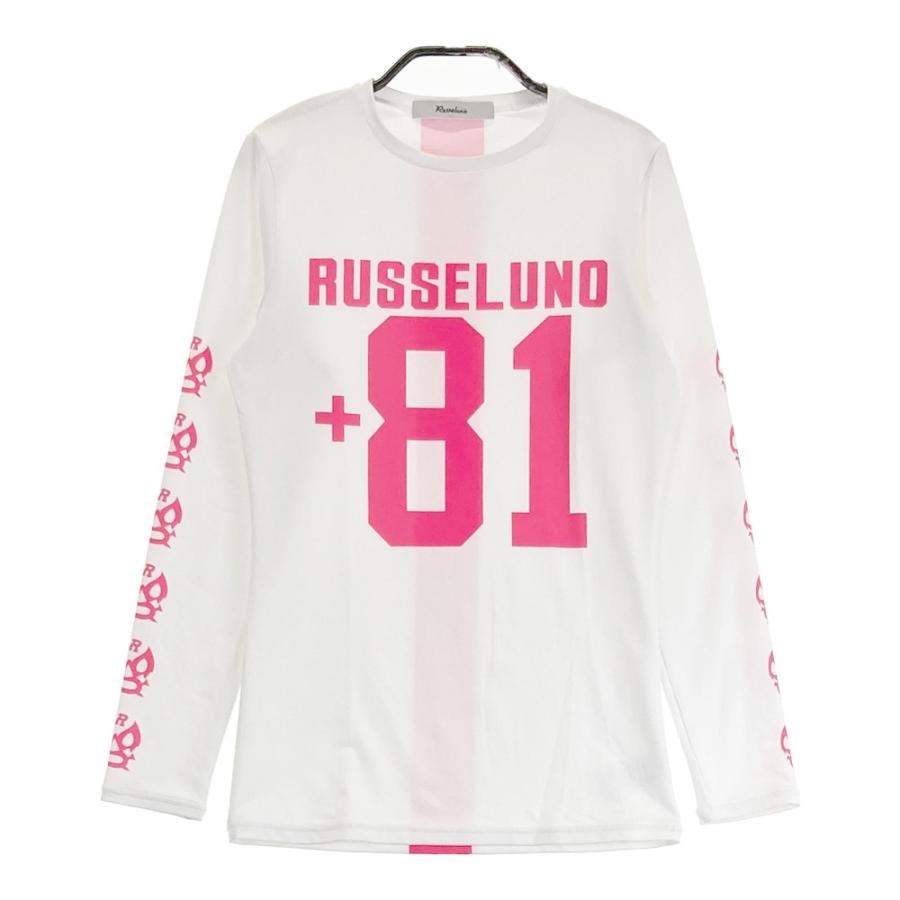RUSSELUNO 長袖 Tシャツ ホワイト RUSSELUNO ラッセルノ ロングTシャツ