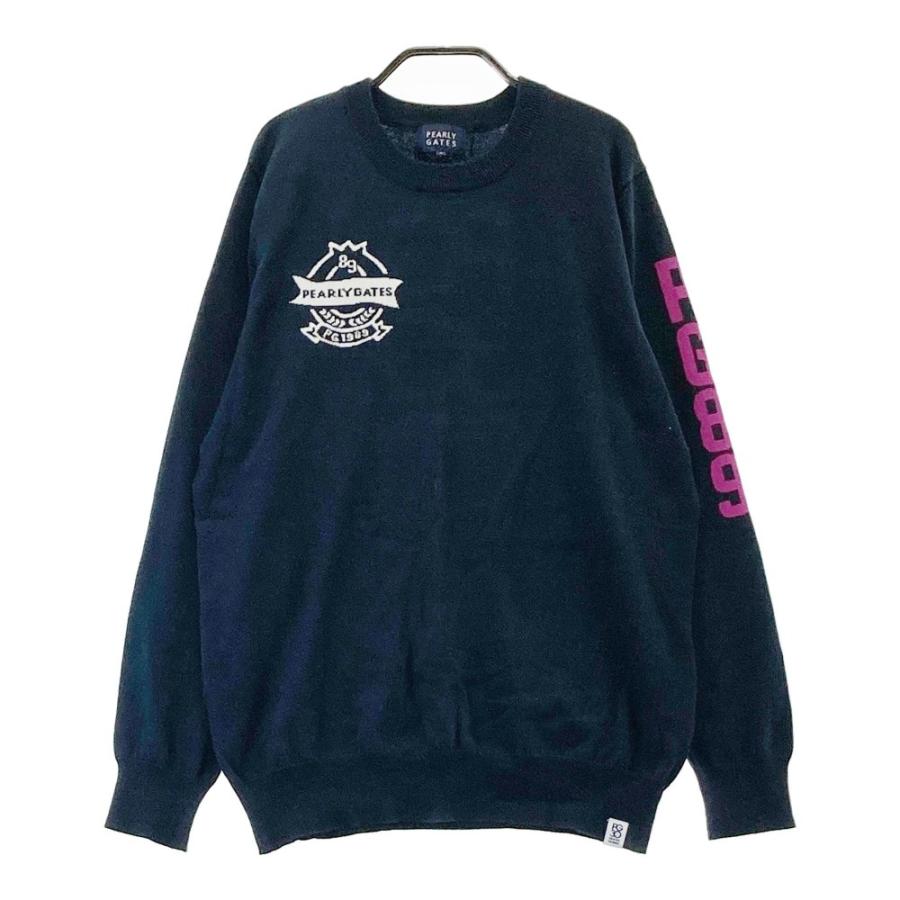 新品パーリーゲイツニットセーターネイビーゴルフウェアメンズ5