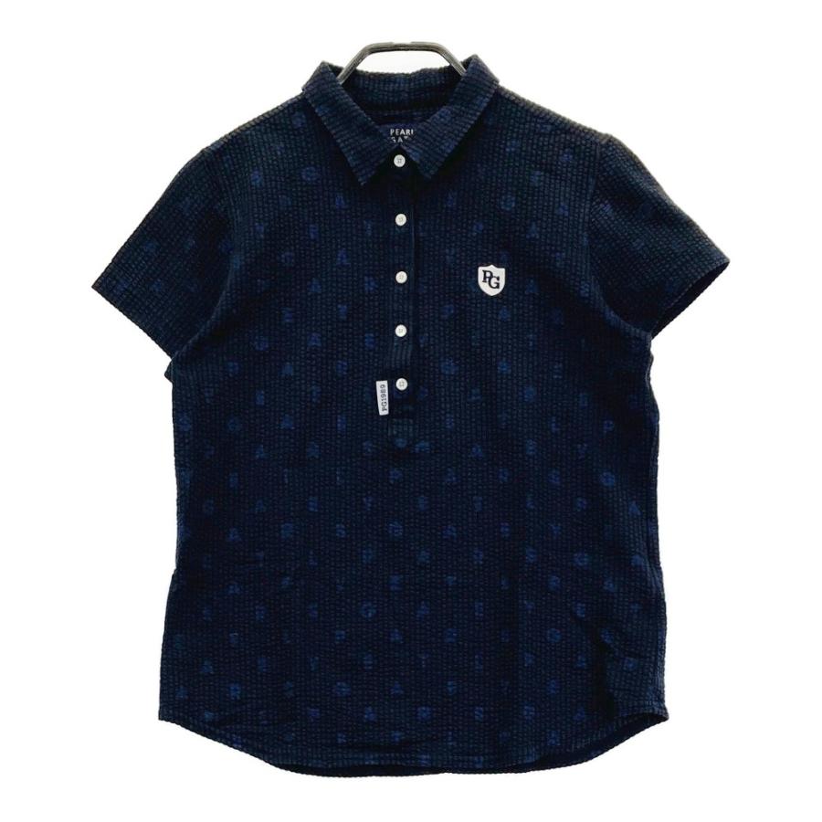 パーリーゲイツ ゴルフウェア 半袖シャツ シアサッカーバーズアイ メンズ パーリーゲイツ ゴルフウェア 半袖シャツ シアサッカーバーズアイ メンズ