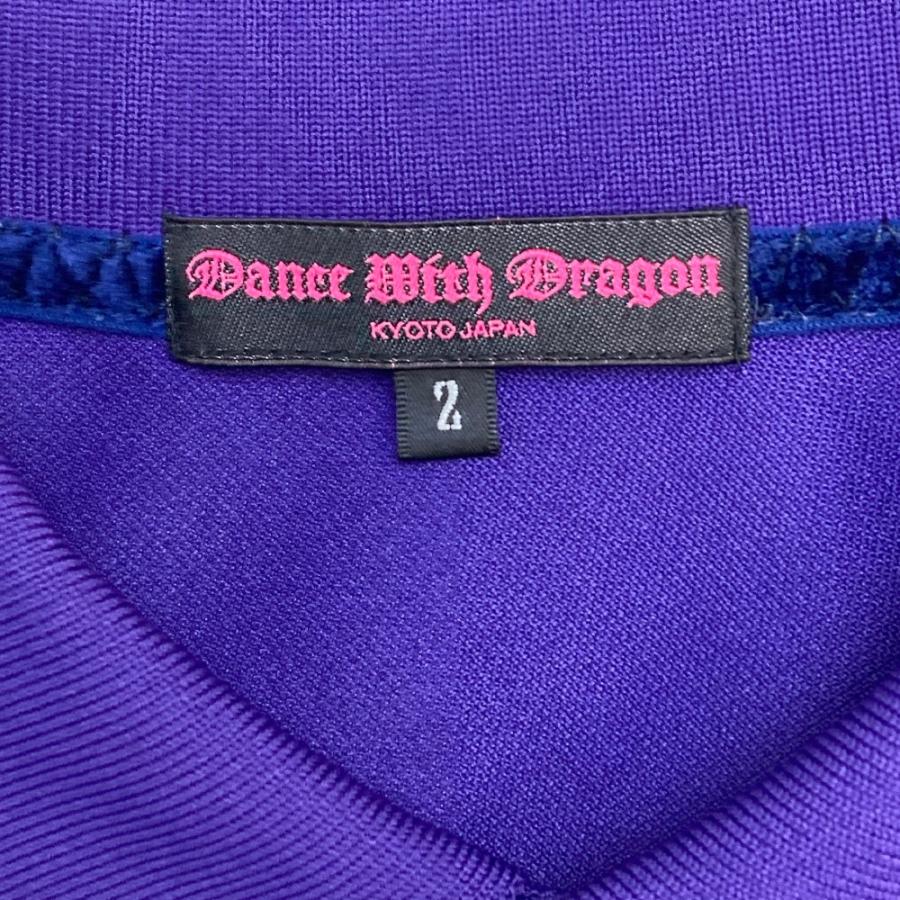 Dance With Dragon（ダンスウィズドラゴン） 半袖 ポロシャツ ライン