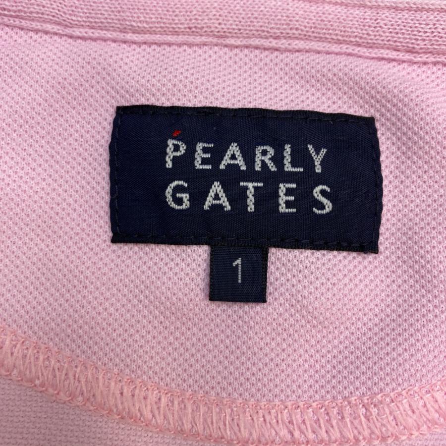 PEARLY GATES パーリーゲイツ  半袖ポロシャツ  ピンク系 1 ゴルフウェア レディースの画像