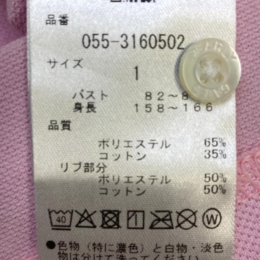 PEARLY GATES パーリーゲイツ  半袖ポロシャツ  ピンク系 1 ゴルフウェア レディースの画像