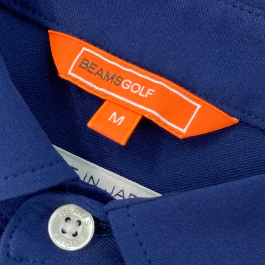 【良品】BEAMS GOLF ビームスゴルフ 半袖ポロシャツ ウェア ネイビーM BEAMS GOLF ビームスゴルフ 82-02-0252-684 半袖ポロシャツ