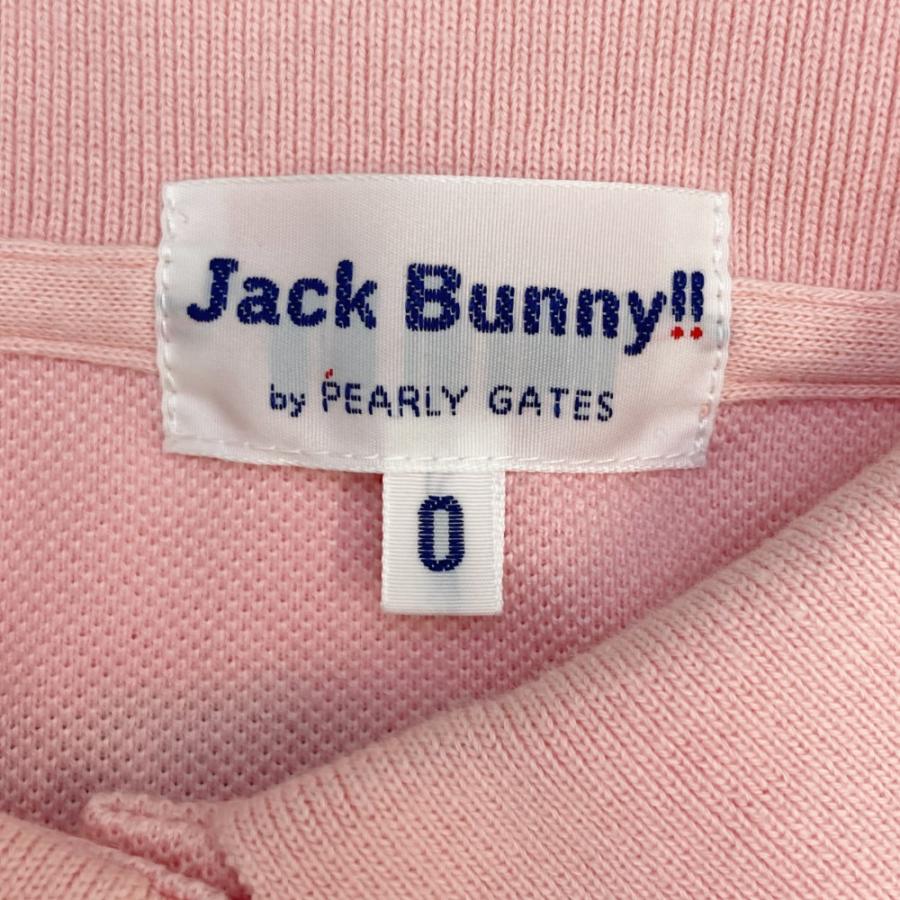Jack Bunny!!（ジャックバニー） JACK BUNNY 半袖ポロシャツ ピンク系