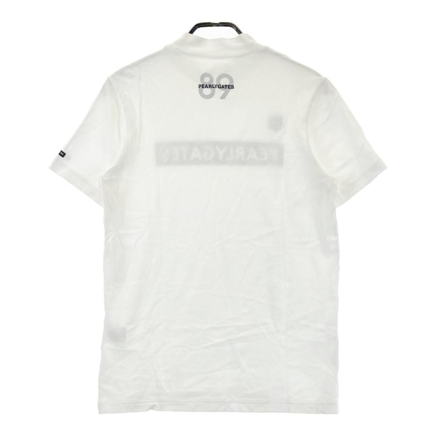 PEARLY GATES パーリーゲイツ ハイネック 半袖Tシャツ ホワイト