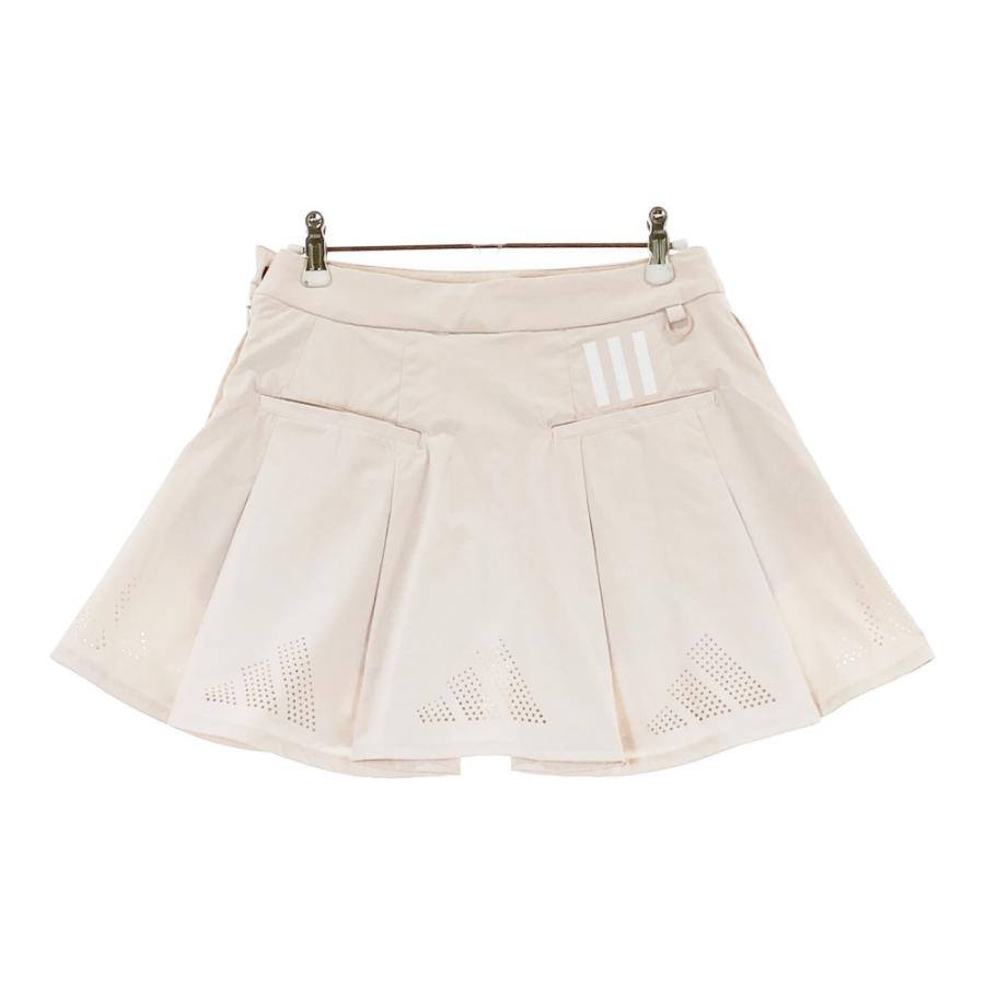 アディダス プリーツスカート ベージュ アディダス 【オリジナルスゴルフ】プルオン プリーツスカート