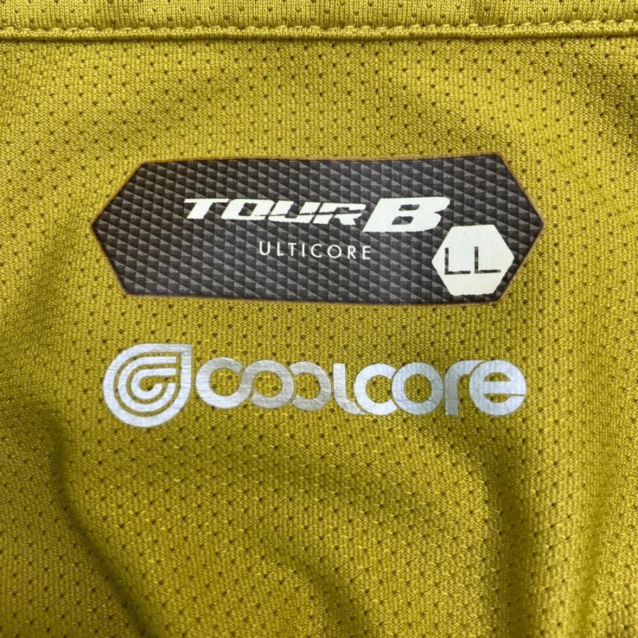 Bridgestone GOLF ポロシャツ LLサイズイエロー BRIDGESTONE GOLF ブリヂストンゴルフ 半袖ポロシャツ イエロー