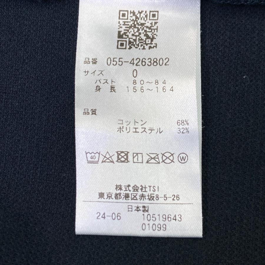 PEARLY GATES パーリーゲイツ 2024年モデル クルーネック 半袖Tシャツ  ブラック系 0 ゴルフウェア レディースの画像