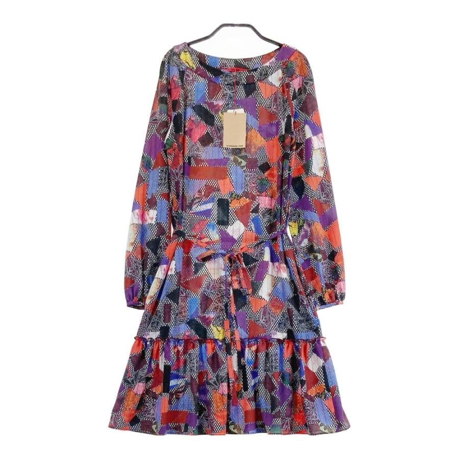 新品】VIVIENNE TAM ヴィヴィアン タム ワンピース 総柄 オレンジ系 38 