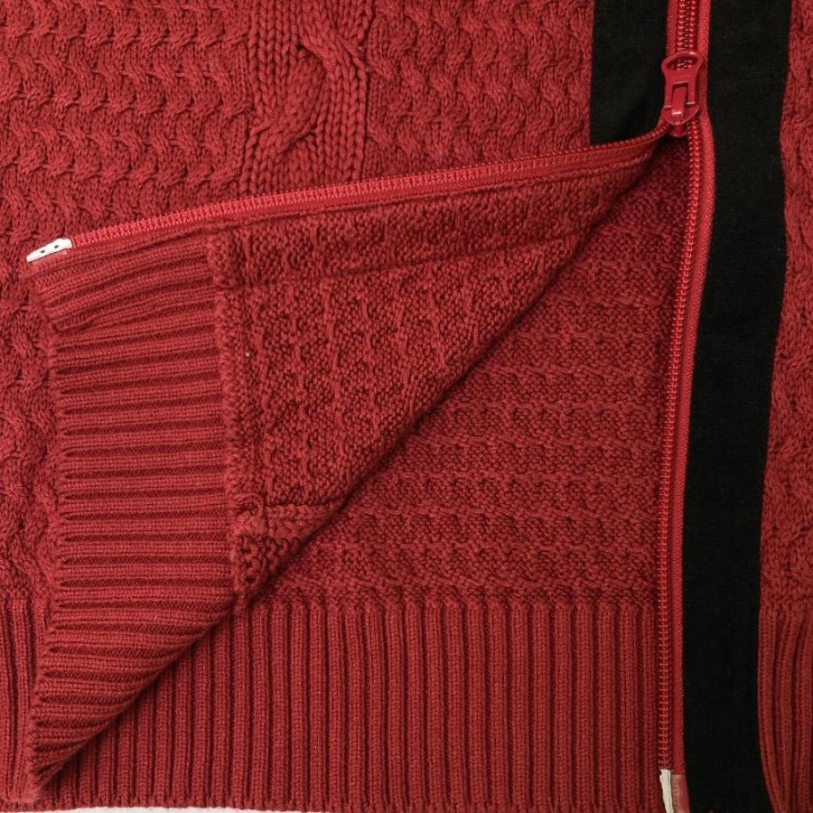 美品 カッター&バック ゴルフウェア ウール混 刺繍 ドライバーズニットL CUTTER&BUCK(カッターアンドバック) ニット｜中古ゴルフウェア