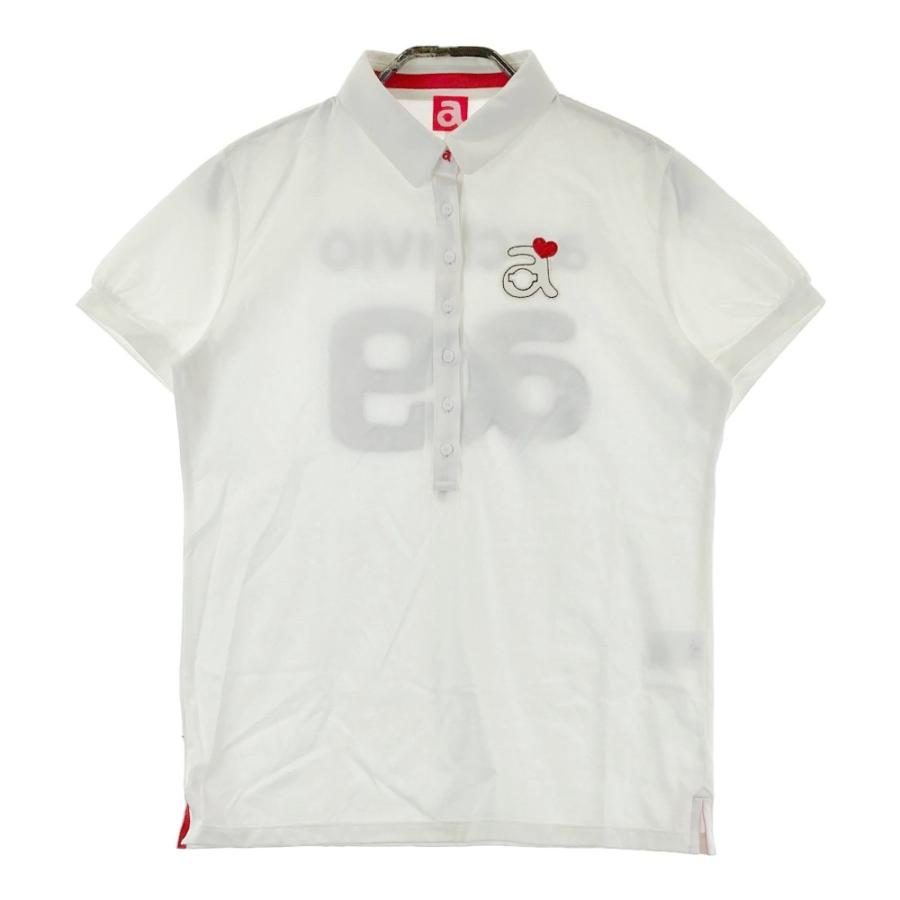 ARCHIVIO アルチビオ 半袖ポロシャツ ホワイト系 40 ゴルフウェア  