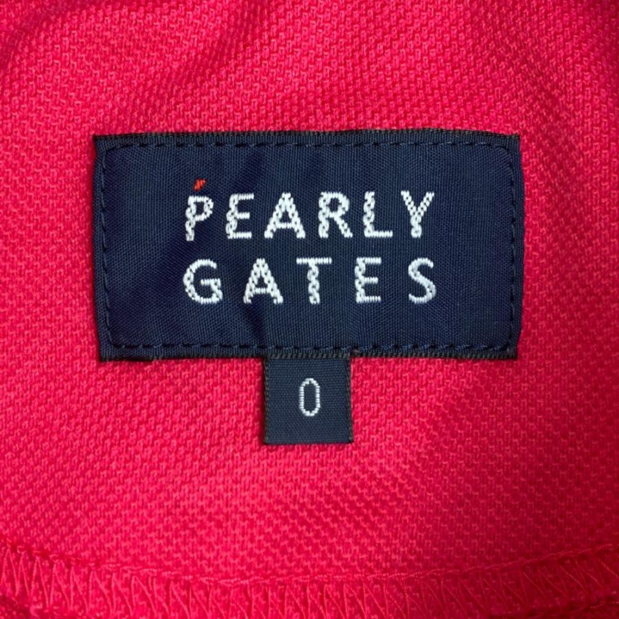 PEARLY GATES ✴︎半袖ポロ✴︎レディースSIZE 0✴︎新品タグ付 PEARLY GATES（パーリーゲイツ） 半袖ポロシャツ ピンク系 0 ゴルフ