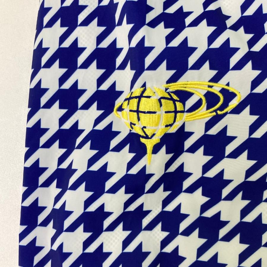 BEAMS GOLF ビームスゴルフ ジップジャケット 千鳥 ブルー系 S ゴルフ