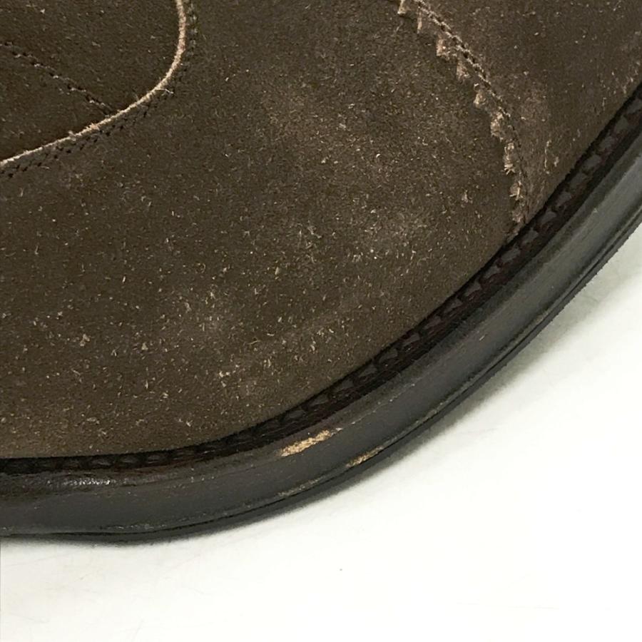 GUCCI（グッチ） スエード ストレートチップシューズ ブラウン系 5 1/2