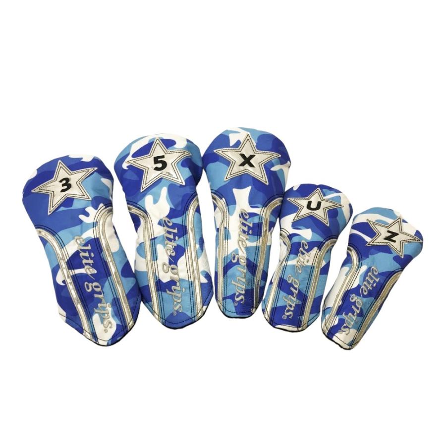 ELITE GRIPS エリートグリップ ヘッドカバー 5点セット カモフラ柄 