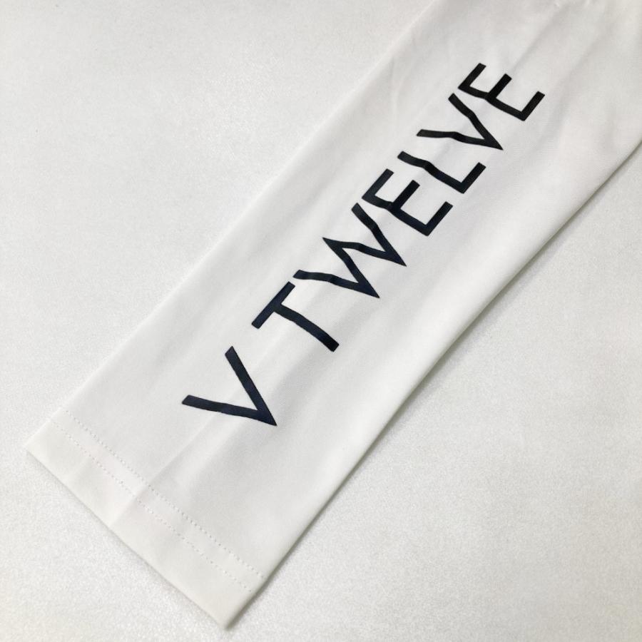 VTWELVE ホワイト 長袖Tシャツ VTWELVE ホワイト 長袖Tシャツ