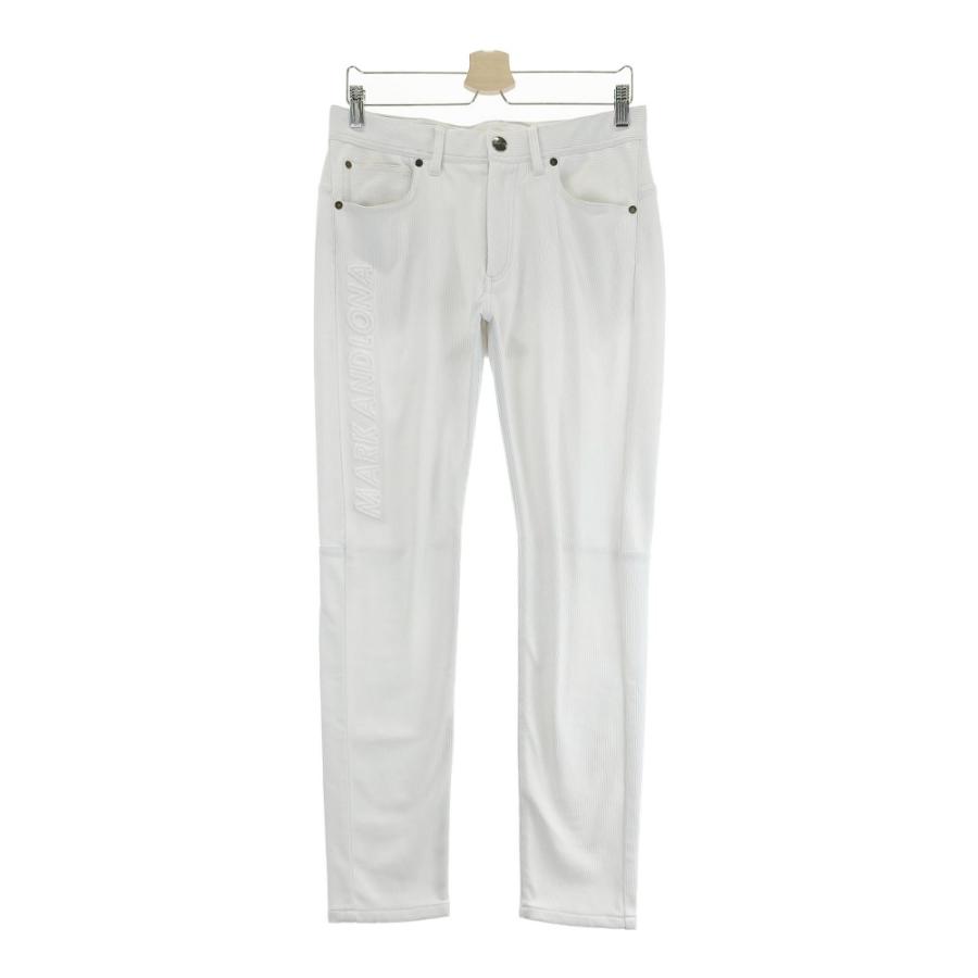 MARK&LONA ゴルフパンツ　新品　サイズ46 MARK&LONA マークアンドロナ ロングパンツ ホワイト系 46 ゴルフ