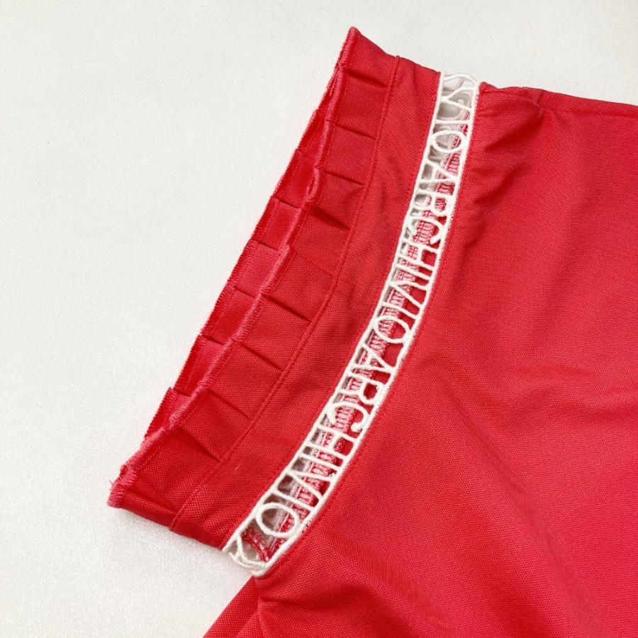 archivio - 【超美品】アルチビオ 襟付き半袖Tシャツ ピンク×白 一部メッシュ  レディース 36(S) ゴルフウェア archivio archivio - 【超美品】アルチビオ 襟付き半袖Tシャツ ピンク×白