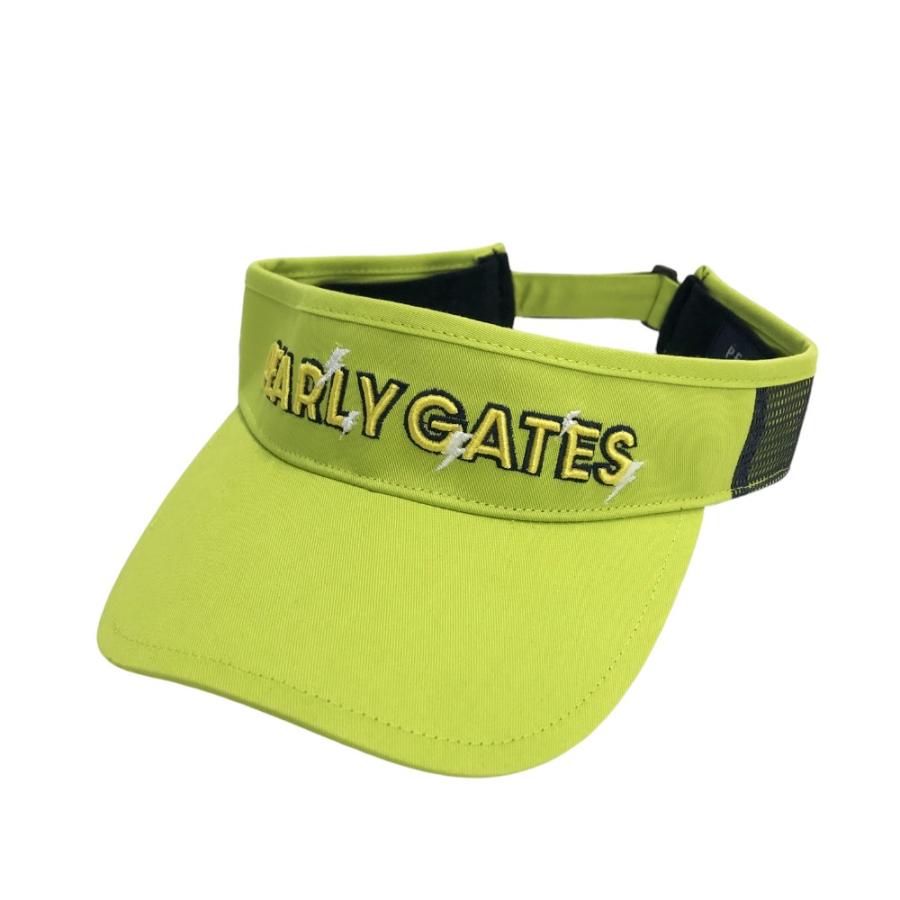 【新品未使用】PEARLY GATES イエロー サンバイザー PEARLY GATES サンバイザー 「PEARLY GATES」SWITCH ON