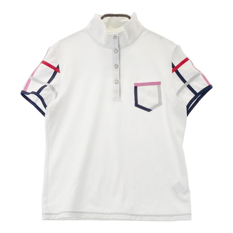 LANVIN SPORT ランバン スポール ハイネック 半袖Tシャツ ホワイト系 