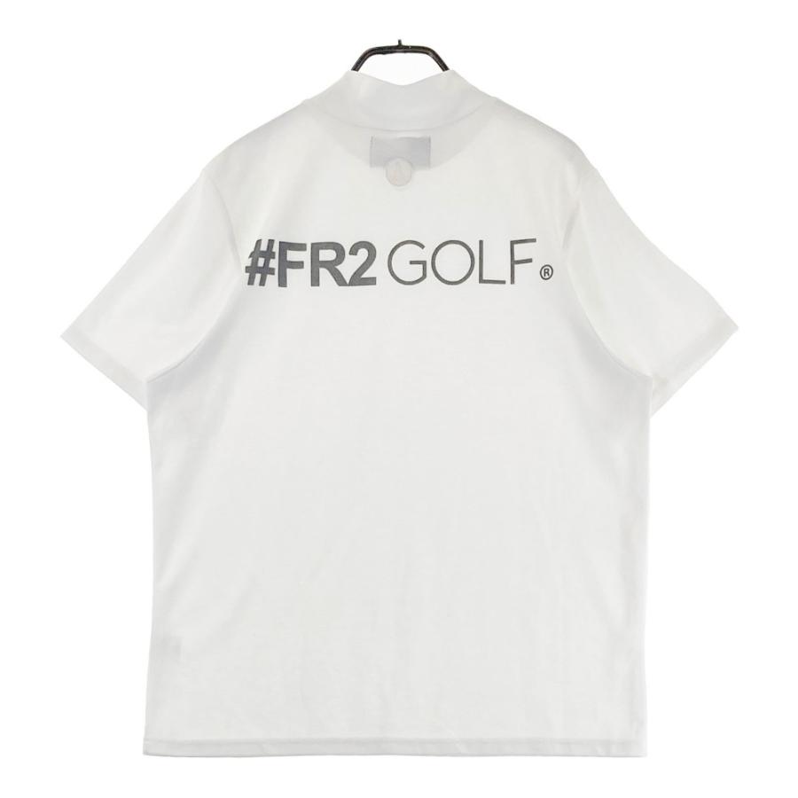 FR2 GOLF エフアールツーゴルフ ハイネック 半袖Tシャツ ホワイト系 XL