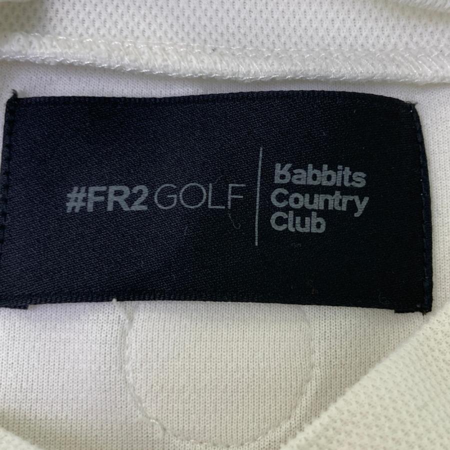 FR2 GOLF エフアールツーゴルフ ハイネック 半袖Tシャツ ホワイト系 XL