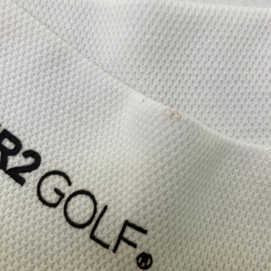 FR2 GOLF エフアールツーゴルフ ハイネック 半袖Tシャツ ホワイト系 XL