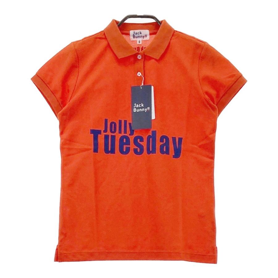 ジャックバニー　半袖ポロシャツ　オレンジ　サイズ4 JACK BUNNY ジャックバニー 半袖ポロシャツ オレンジ系 サイズ