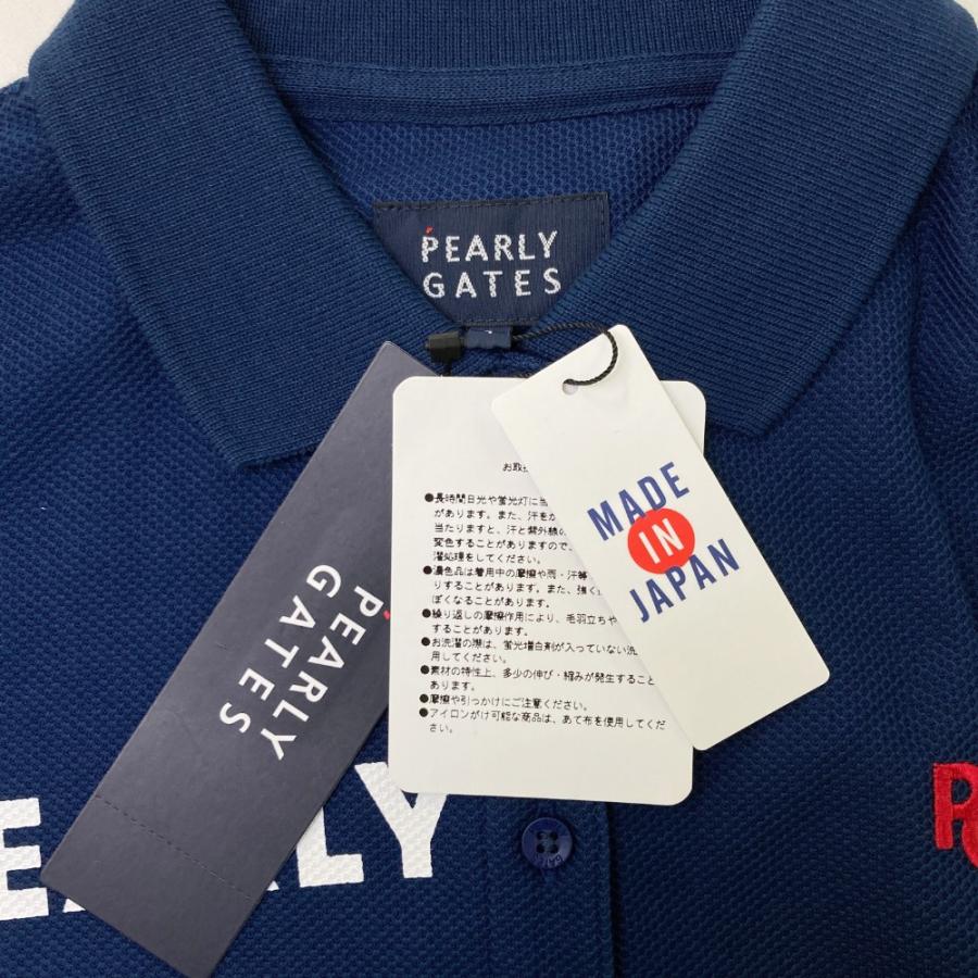 PEARLY GATES（パーリーゲイツ） 2022年 半袖ポロシャツ カノコ生地