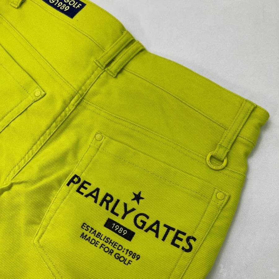 新品】PEARLY GATES パーリーゲイツ ロングパンツ イエロー系 3 ゴルフ