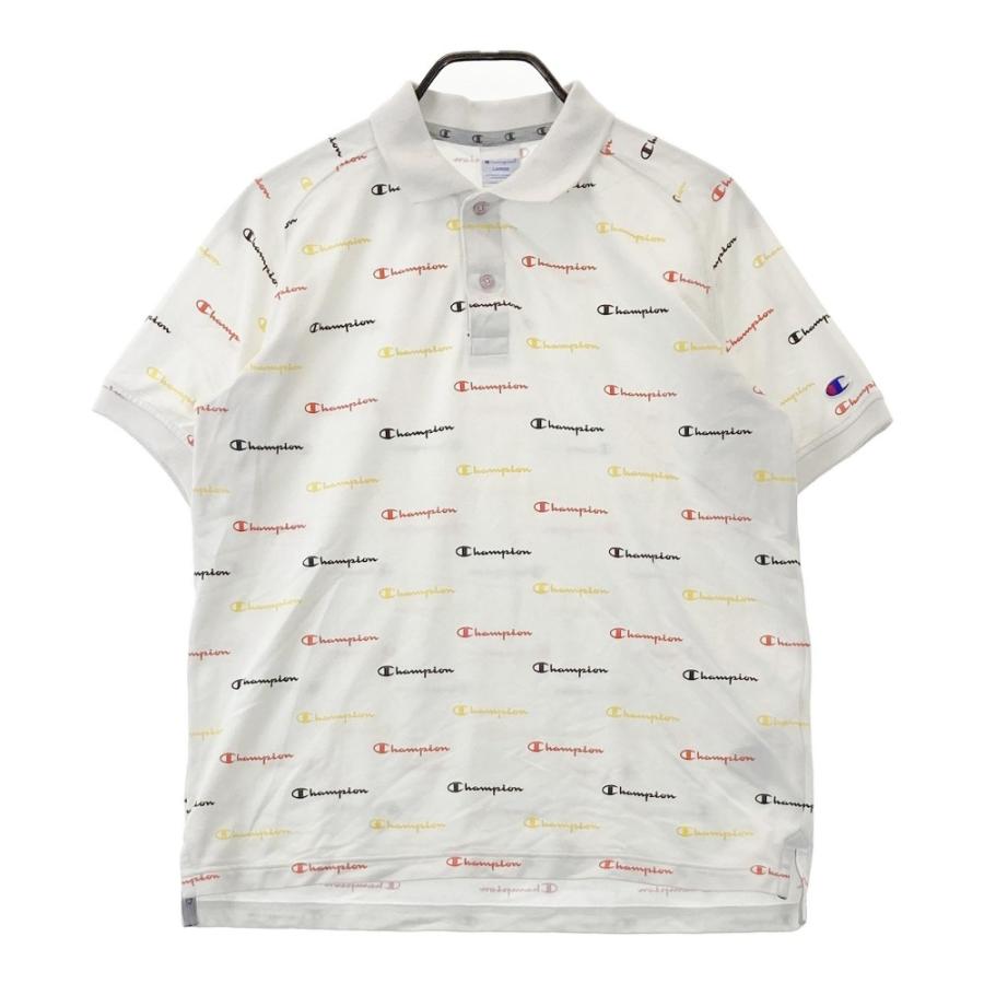 Champion チャンピオンゴルフ 半袖 ポロシャツ ゴルフ ウェア ロゴ Champion チャンピオン 半袖 ポロシャツ メンズ ゴルフウェア