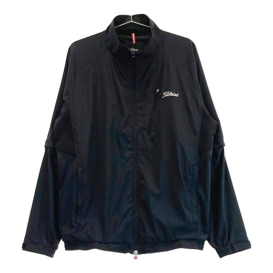 TITLEIST タイトリスト 裏メッシュ 2way ジップジャケット ブラック系