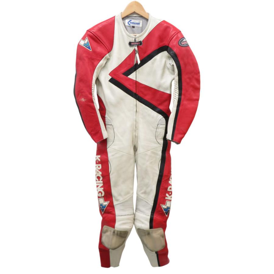 KUSHITANI クシタニ レザー レーシング スーツ ツナギ レッド 
