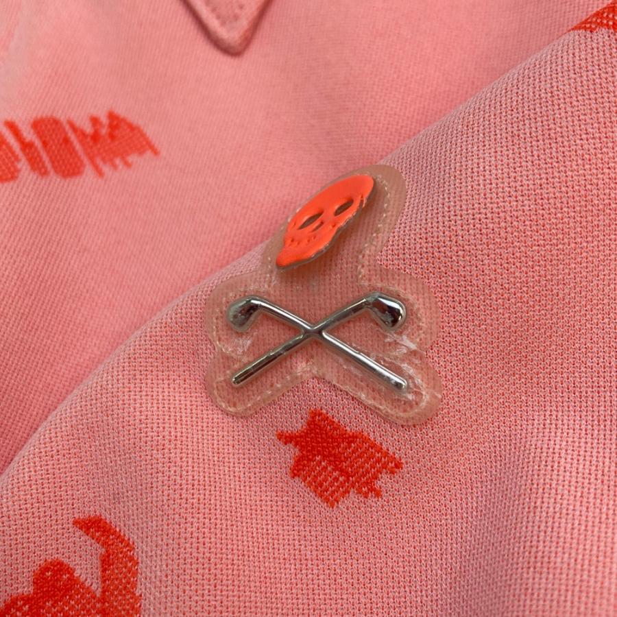 MARK&LONA ポロシャツ オレンジ メンズ MARK&LONA マークアンドロナ 半袖ポロシャツ オレンジ系 サイズ