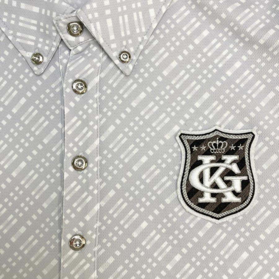 Kappa GOLF KAPPA カッパゴルフ 半袖ポロシャツ ボタンダウン 総柄 
