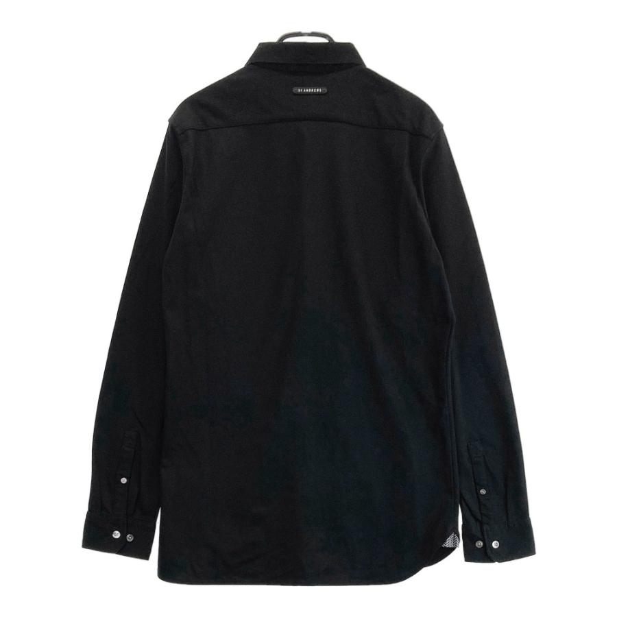 新品St ANDREWS ブラックシャツ 3L 日本製 St ANDREWS ST セントアンドリュース 長袖シャツ ブラック系 3L