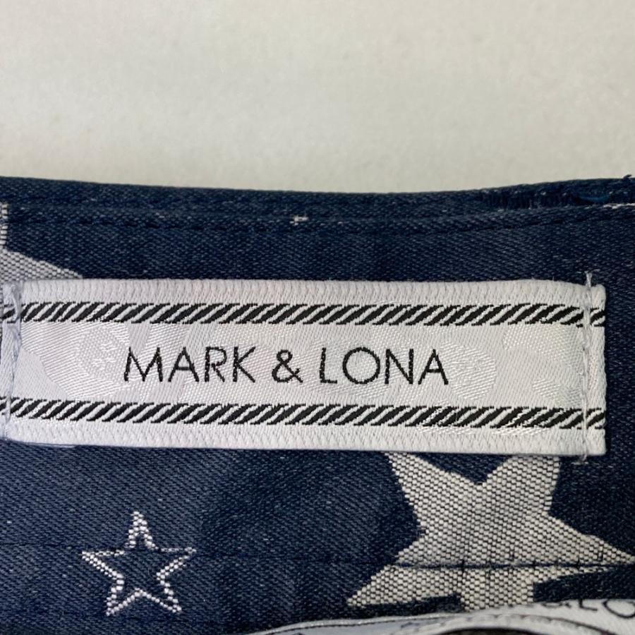 【新品】MARK&RONA スカル パンツ ストレッチ 総柄 ゴルフ L MARK&LONA（マークアンドロナ） スカル ストレッチパンツ スター総柄