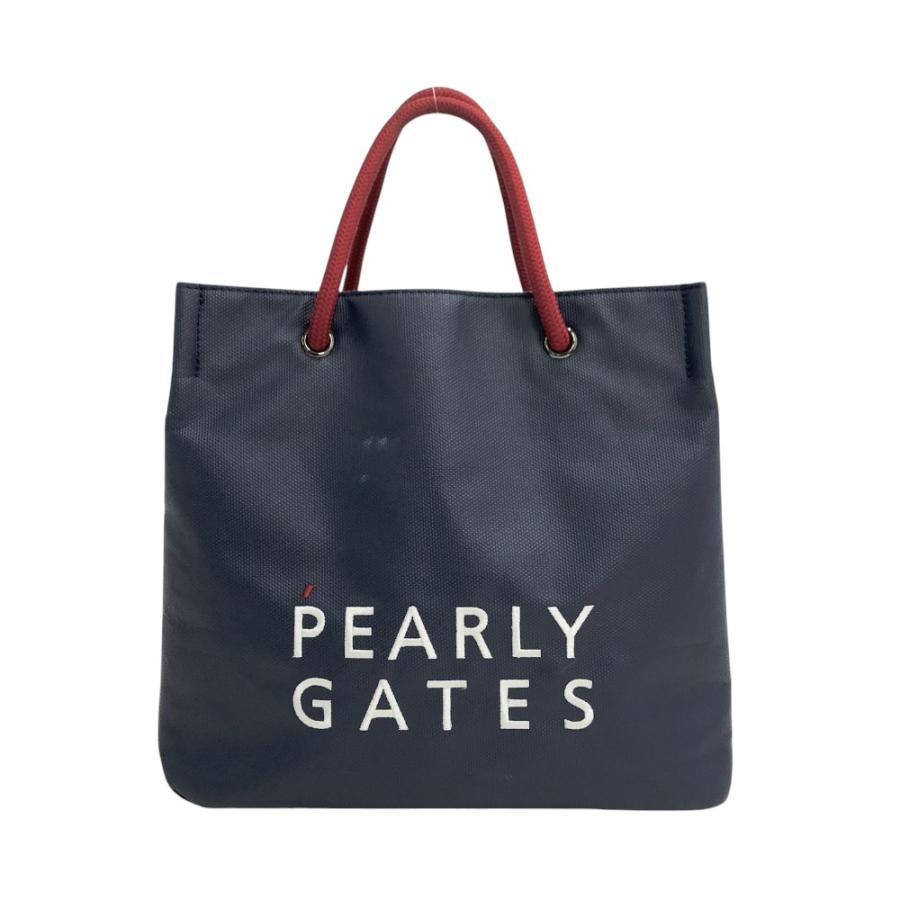 PEARLY GATES パーリーゲイツ ショッパー風カートバッグ ネイビー系 