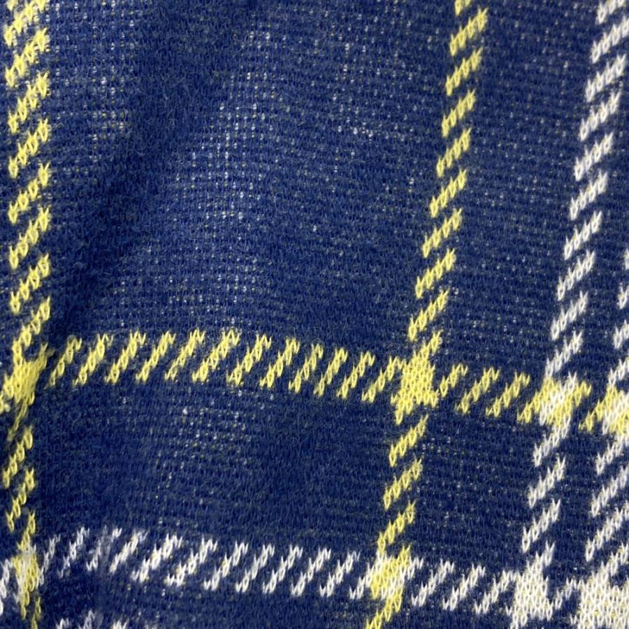 BEAMS GOLF ビームスゴルフ ロングパンツ チェック柄 ネイビー系
