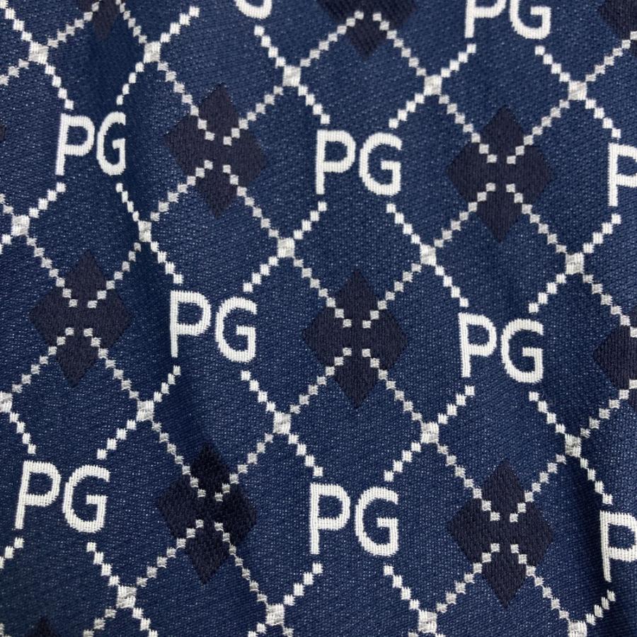 PEARLY GATES パーリーゲイツ  ニットスカート 総柄 ネイビー系 0 ゴルフウェア レディースの画像