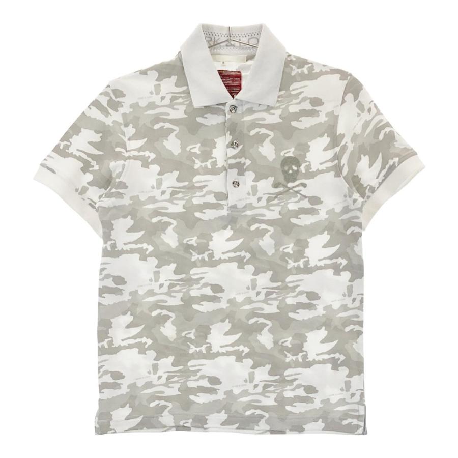 MARK &LONA】ゴルフシャツスカル・カモフラ