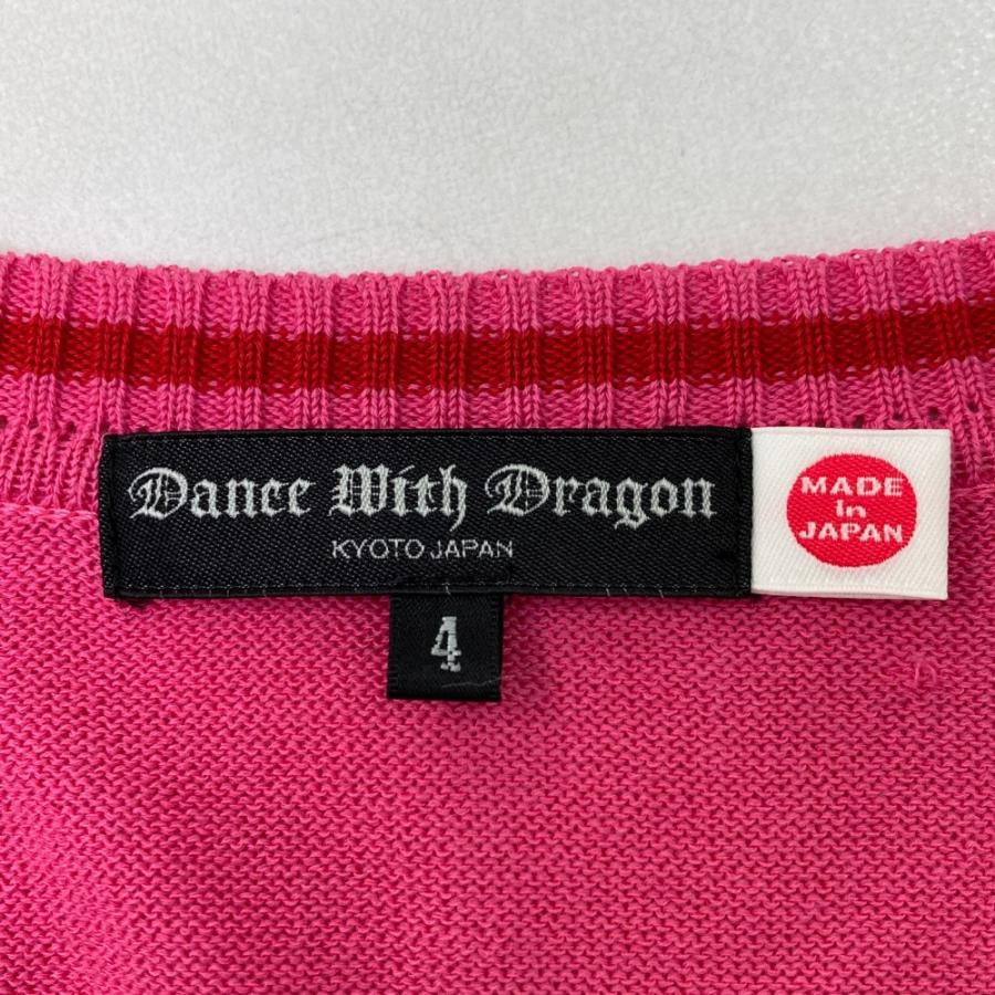 Dance With Dragon（ダンスウィズドラゴン） Vネック ニットセーター