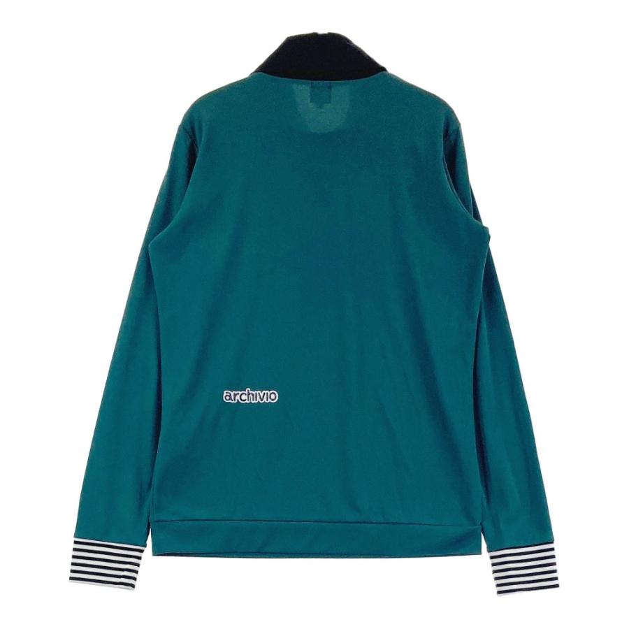 archivio（アルチビオ） 襟付き ジップ長袖Tシャツ グリーン系 38