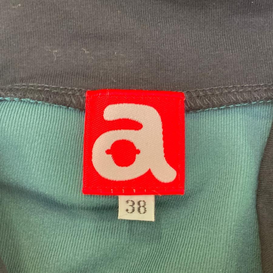 archivio（アルチビオ） 襟付き ジップ長袖Tシャツ グリーン系 38