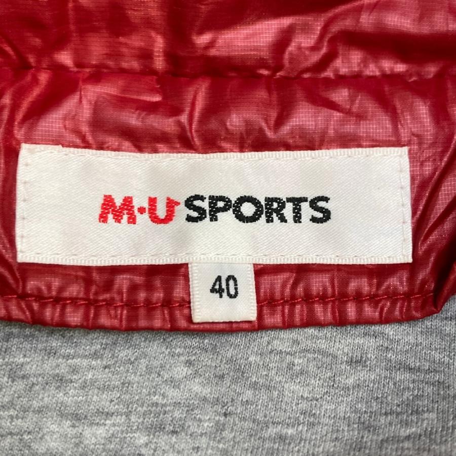 M・U SPORTS M.U エムユースポーツ ジャケット レッド系 40