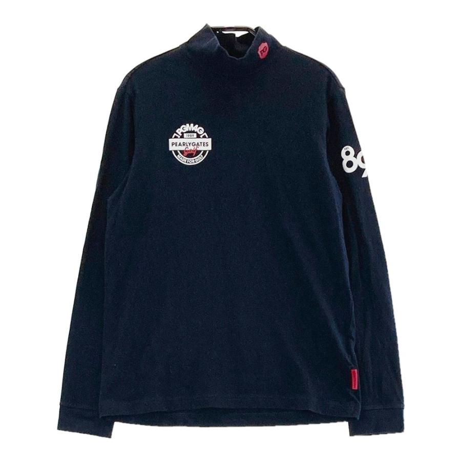 PEARLY GATES（パーリーゲイツ） ハイネック長袖Tシャツ ネイビー系 1