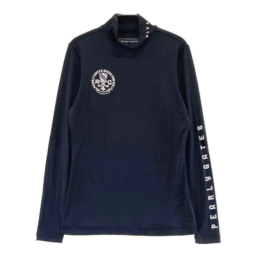 PEARLY GATES パーリーゲイツ ハイネック長袖インナーTシャツ ネイビー 