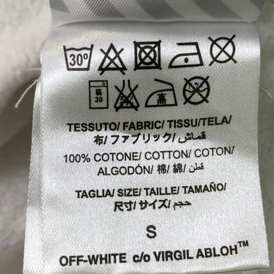 OFF-WHITE オフホワイト デザインスウェット ホワイト系 S レディース