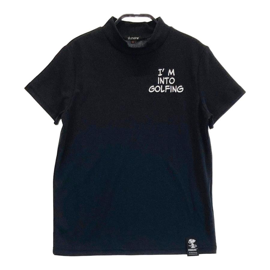 ATHLETIG SNOOPY GOLF 2024年モデル ★M SNOOPY ATHLETIG GOLF 2024年モデル ハイネック 半袖Tシャツ