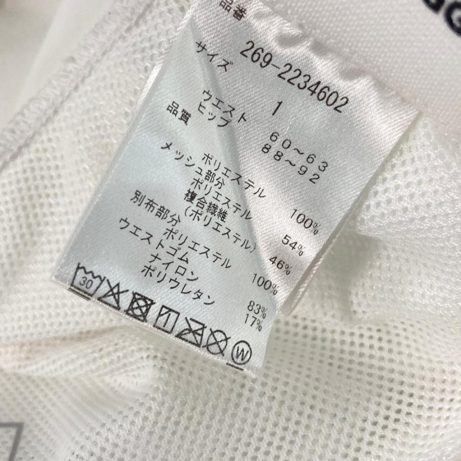 PGG PEARLY GATES パーリーゲイツ  フリル切替スカート  ホワイト系 1 ゴルフウェア レディース_5